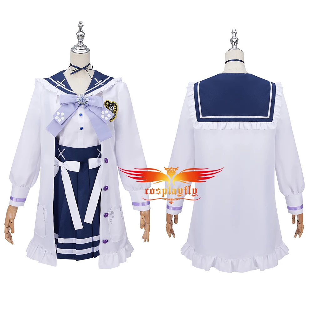 Аниме Vtuber геймеры Minato Aqua Косплей костюмы взрослые женщины матросские Костюмы