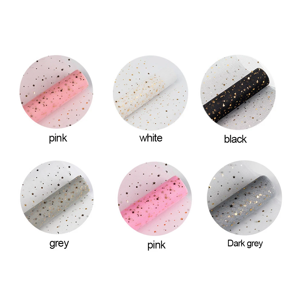 4.5M Korean Flower Wrapping Sequins Mesh Roll - DIY Scrapbook Craft Paper, Gift Wrapping, Florist Supplies, Bouquet Decor Material image 6
