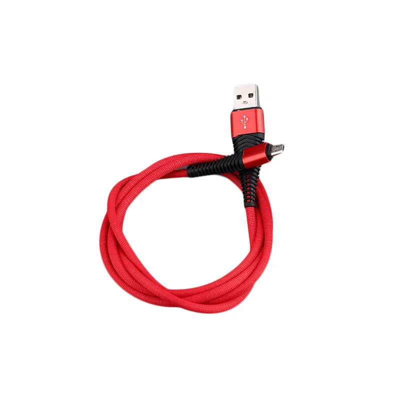 Нейлоновый Micro USB кабель 8Pin Тип C для iPhone 8X7 6 6S Plus iOS 10 9 8 Samsung Nokia|Кабели мобильных