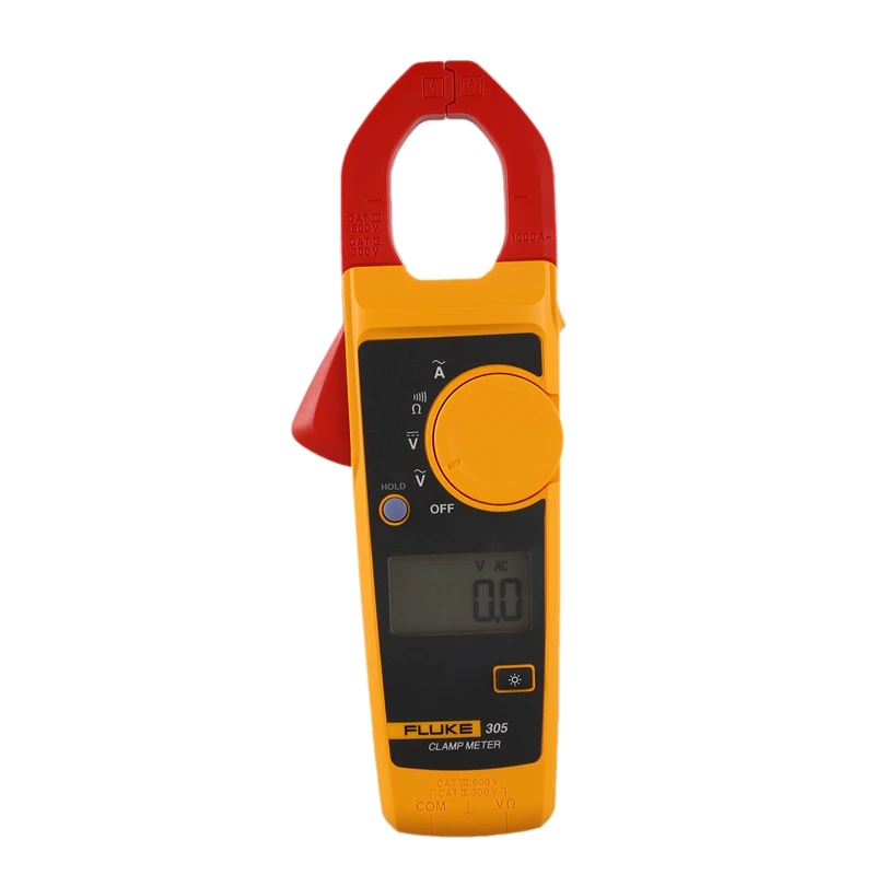 Горячая XD-Fluke 305 цифровой клещи Dmm электрический Ac/Dc Амперметр Напряжение тока