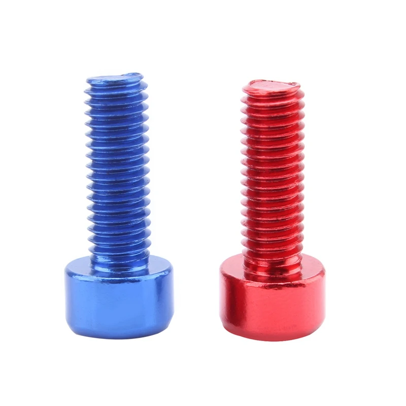 2 пары болтов для бутылки с водой велосипеда M5 Винты из алюминиевого сплава