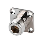 Оптовая продажа 5 шт. N 4 отверстия Панельное крепление мама с паяльной клеммой Бесплатная доставка