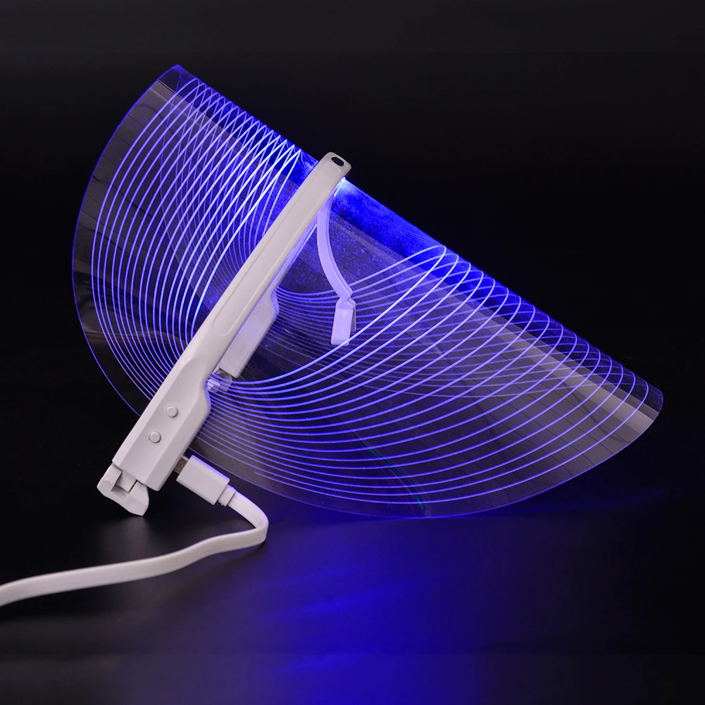 Светодиодная фотонизирующая фотолампа 3 цвета светильник светодиодный ная маска