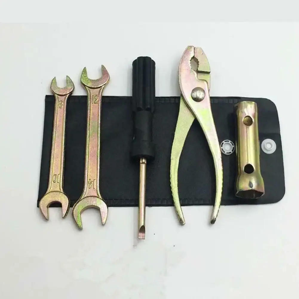 

Universal Motorcycle Repair Tool Motorbike Wrench Tools Plug Screwdriver Sleeve Pliers Wrenches Kit Accessories Spark