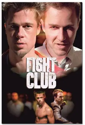 Классическая картина фильма драковый клуб Шелковый постер для украшения стен