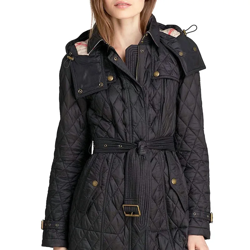 Winter Jacket Women Parkas Thicken Warm Coat Women Hooded Jackets Solid Color Parka Coat  Female Fashion 2021 Winter New Outwear