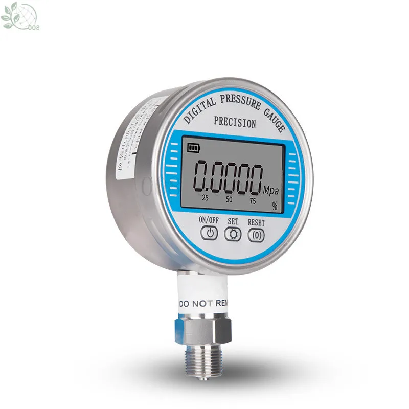 HC-YS100 Stainless Steel Intelligent Battery Digital Pressure Gauge High Precision Seismic Water Pres | Инструменты