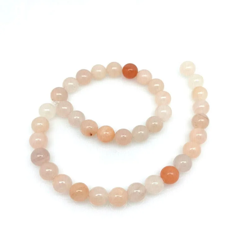 

4-12mm Fashion Jewelry Natural Stone Pink Aventurine Jasper Beads Loose Bead DIY Jewelry Making Bracelet Necklace Energy Crystal