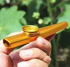 Металлический музыкальный деревянный духовой инструмент Kazoos, канавки для начинающих, детский деревянный духовой инструмент, простой дизайн, легкие подарки