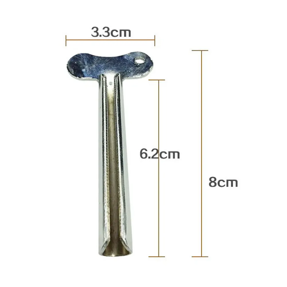 

5pcs Automatic Lazy Toothpaste Dispenser Toothpaste Metal Squeezer Tools Hair Color Dye Cosmetic Rolling Tube Squeezer Bathroom