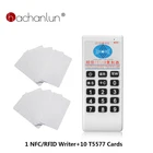 Ручной RFID 125 кГц до 13,56 МГц копиры Дубликатор Cloner RFID NFC IDмикросхемой чипом микропроцессорные карты, Rfid Карточки на костюм RFID считыватель