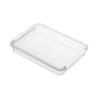 household plastic transparent a4 paper certificate storage box file marriage certificate mask dustproof finishing box