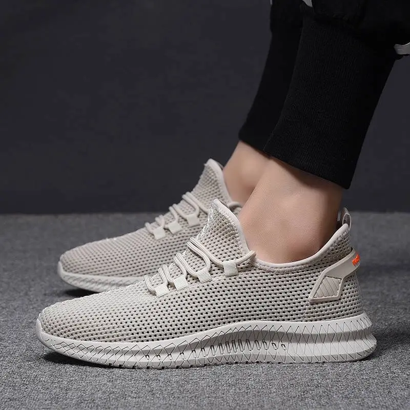 

New Casual Shoes Men's vulcanized shoes Sneakers Flat Comfortable Men Footwear Breathable Mesh Sport Tzapatos De Hombre