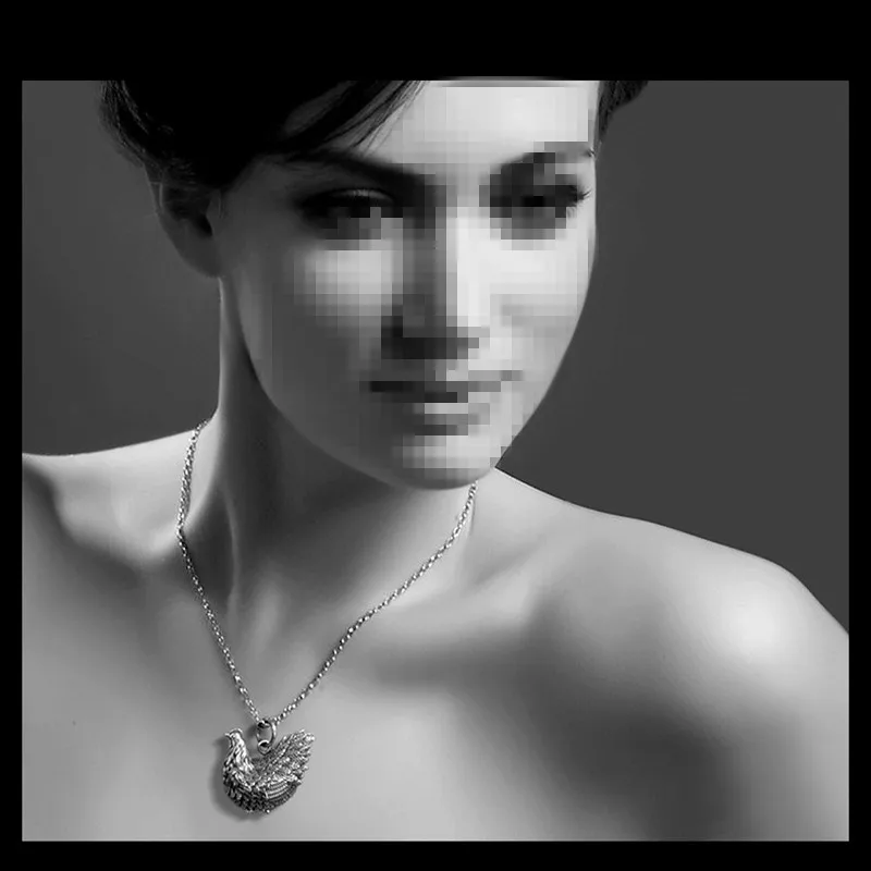 Цепочка с подвеской в виде знака зодиака из чистого серебра 925 пробы золотое яйцо