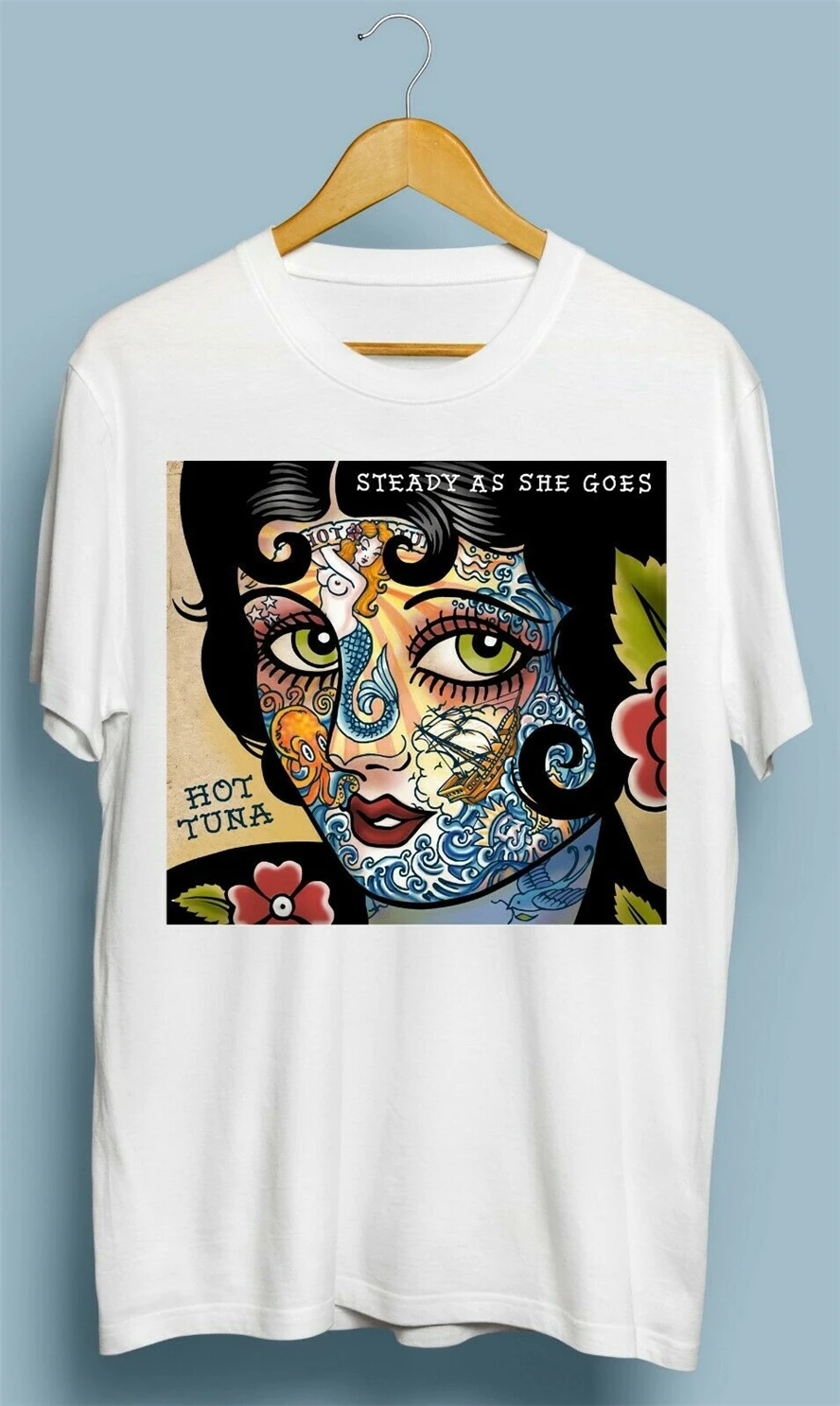 Винтажная футболка в стиле ретро с изображением тунца размер S M L XL 2XL Homme большого