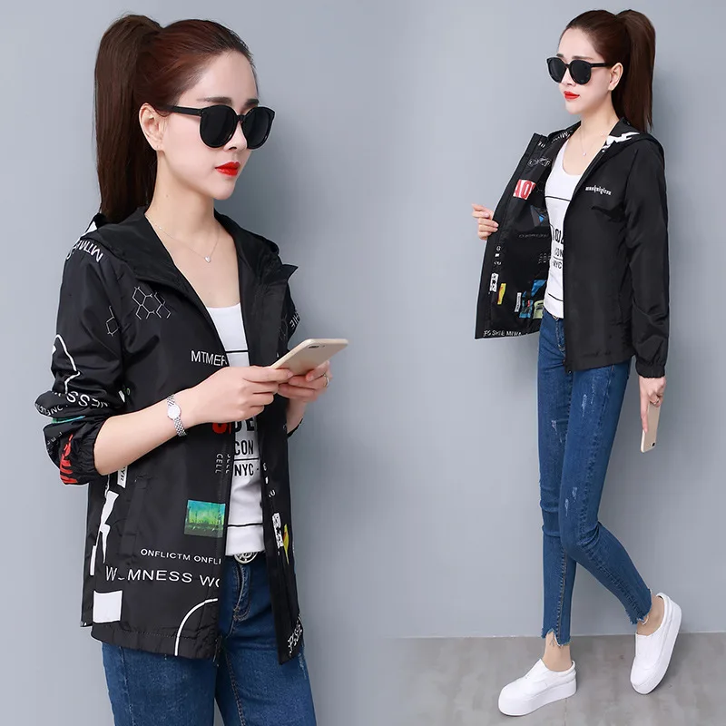Женская Весенняя тонкая одежда с обеих сторон куртки бейсбольная форма на молнии