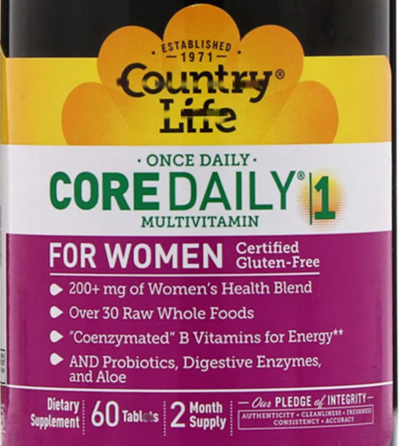 

Women's daily multivitamin, 60 tab
