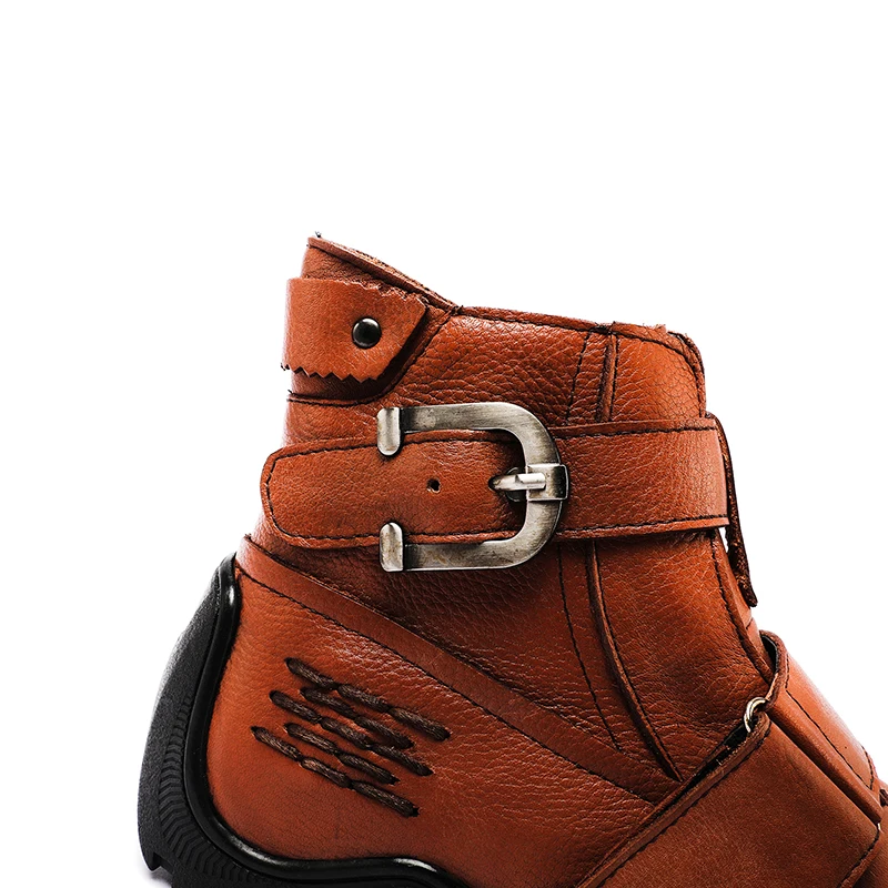 Ботинки в байкерском стиле Мужская обувь Армейские ботинки Мужские военные