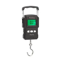 portable 75kg10g electronic weighing scale 50kg5g lcd digital display hanging hook scale with measuring tape fishing travel