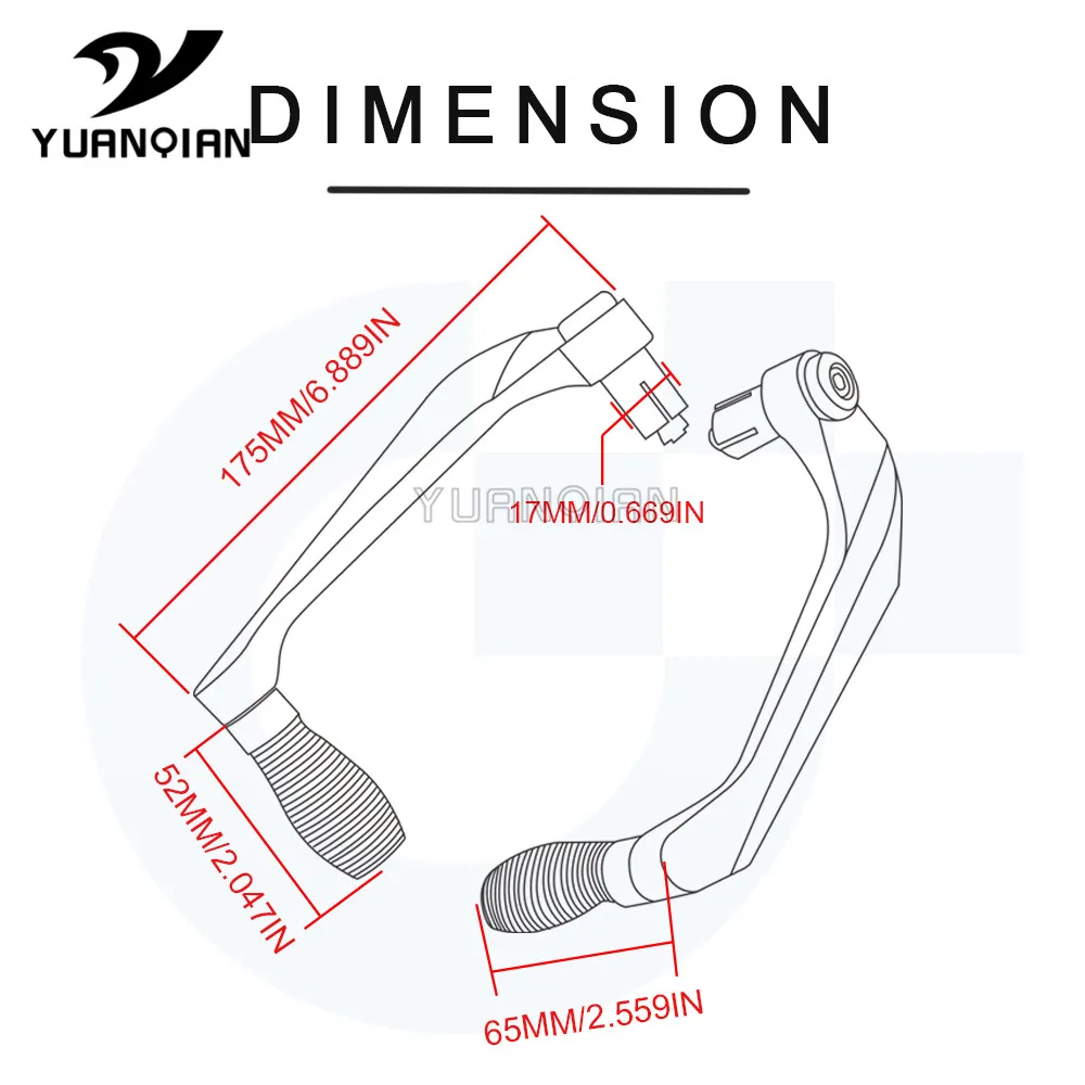 Мотоциклетные тормозные рычаги сцепления защита аксессуары для мотоциклов