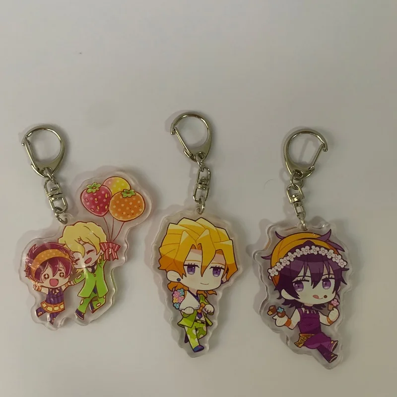 Брелок для ключей с героями аниме невероятные приключения Джоджо | Украшения и