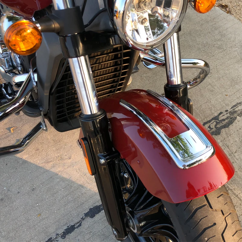 Chrome-plated Abs Front Fender Surface Cover Decorative Decal Sticker