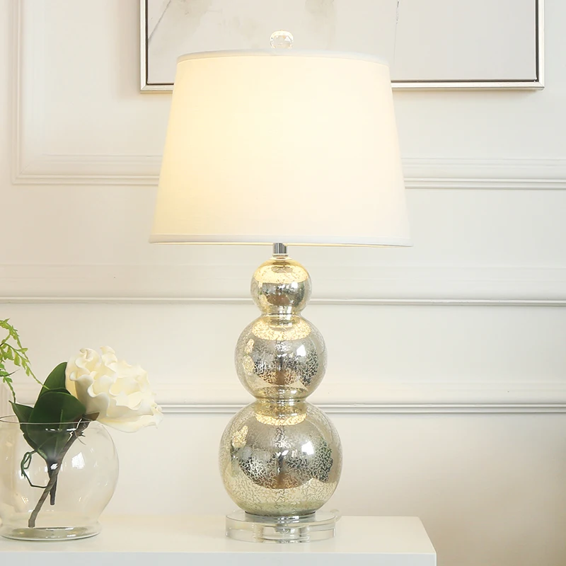 Настольная лампа с хрустальными шариками Современный художественный декор для