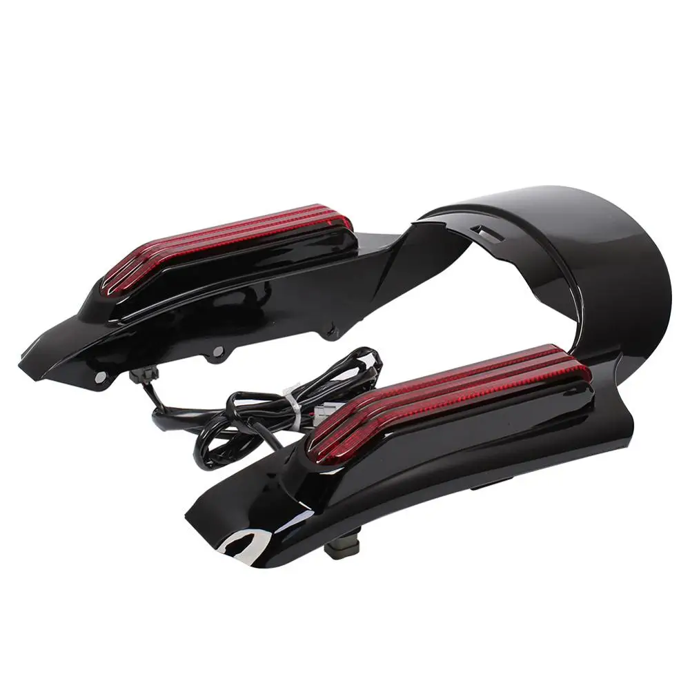 Мотоциклетный светодиодный расширитель заднего крыла для Harley Touring Electra Glide Road King
