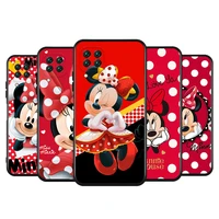 disney minnie mouse point soft tpu for huawei nova 8 7 6 se 7i 5t 5i 5z 5 4e 4 3i 3e 3 2i 2 lite 2 pro 2017 black phone case