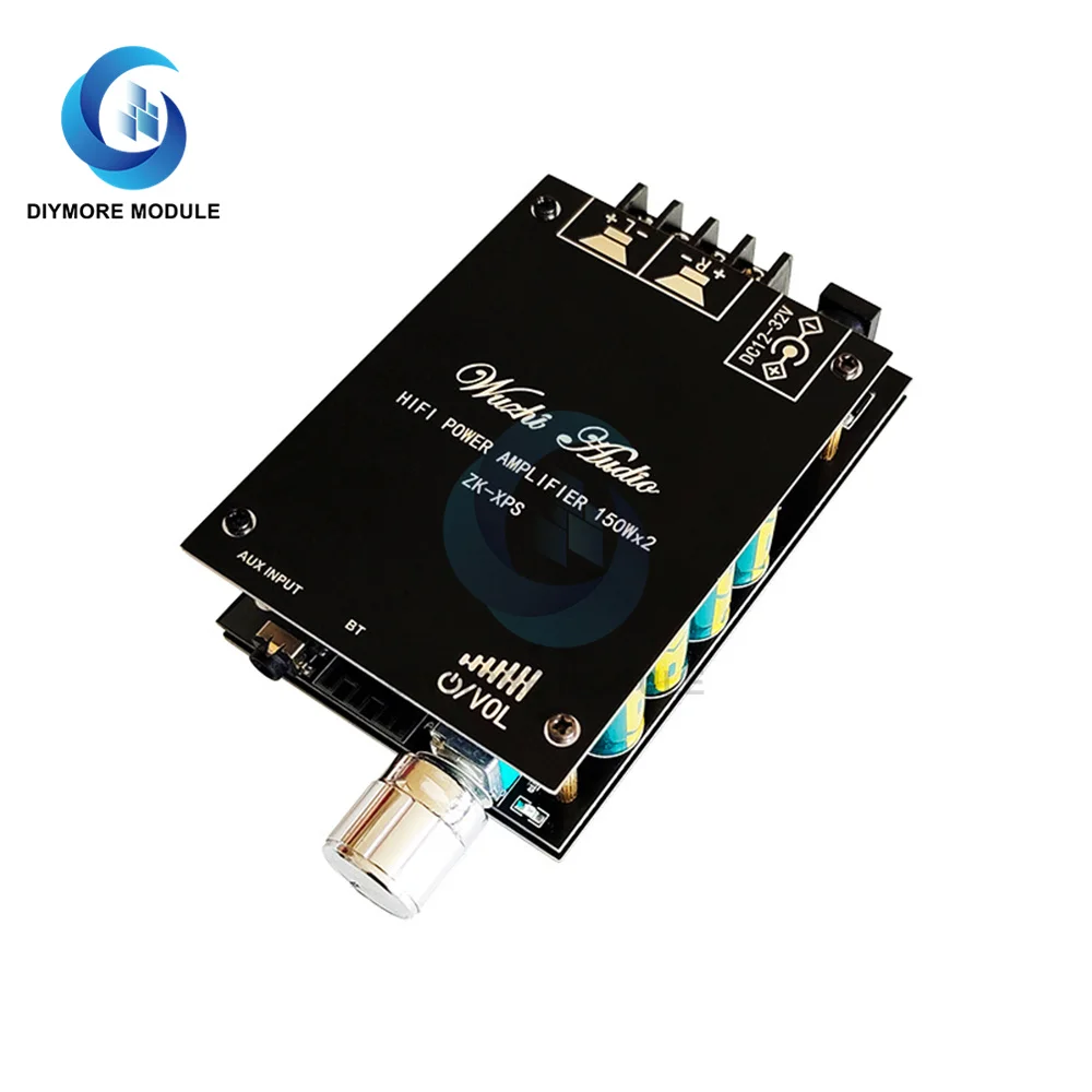

ZK-XPS 150WX2 для Bluetooth аудио усилитель мощности, плата модуля 2,0, двухканальный стерео TDA7498E, Плата усилителя мощности, модуль