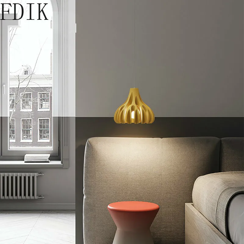 Современные подвесные светильники из коралловой смолы ретро светодиодные