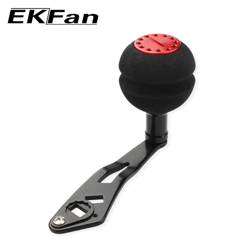 EKfan Рыболовная катушка из алюминиевого сплава рокер одинарная ручка для приманки