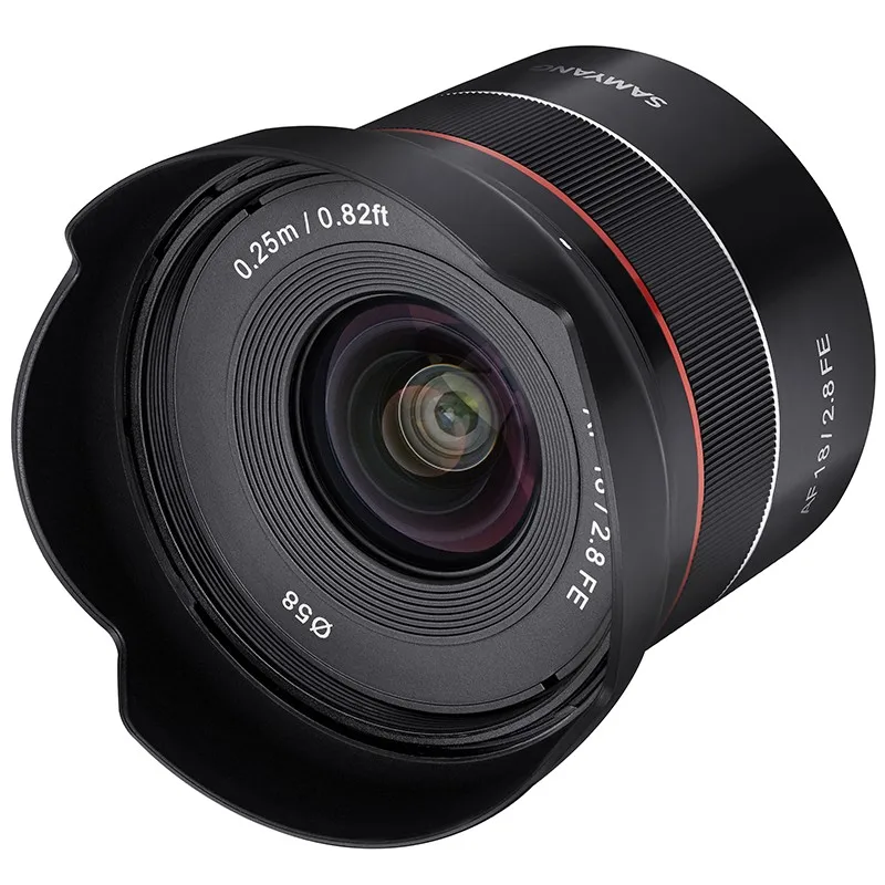 Широкоугольный объектив Samyang 18 мм F2.8 с автофокусом и полной рамкой для Sony FE Mount