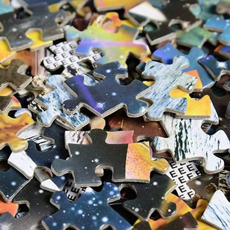 

1000 Pieces Paper Children Puzzles Moon Mars Earth Learning Toys Intellectual Game Adults Kids Gifts Early Education Toys