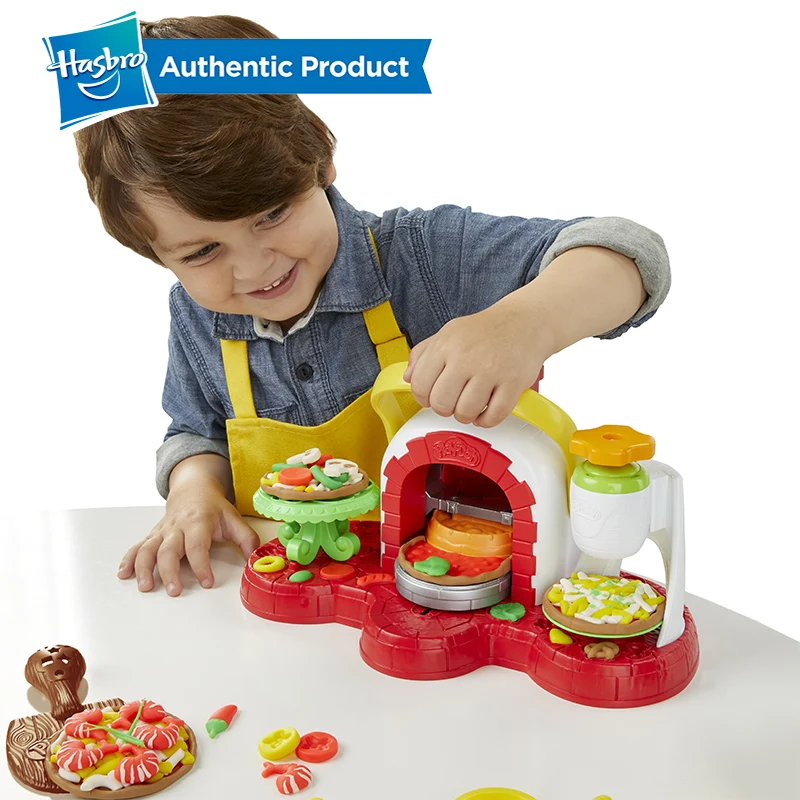 Hasbro Play-Doh штамп 'n Top печь для пиццы игрушка с 5 нетоксичными Play Doh цвета кухня творения составная глина для детей забавная игра