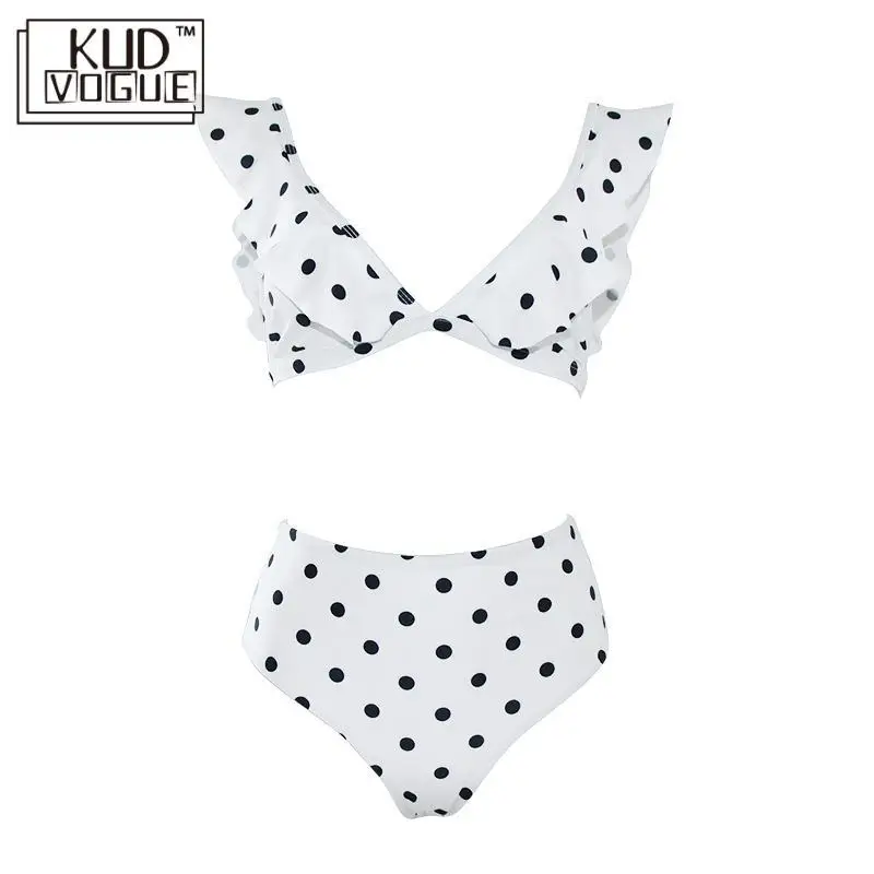 Новинка женский бюстгальтер пляжная одежда бикини с волнистыми листьями лотоса