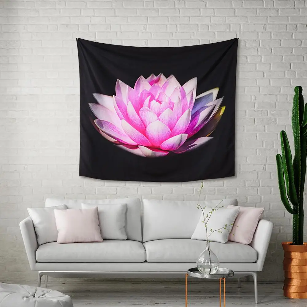 Домашний декор подвесные художественные картины гобелен с принтом лотоса одеяло