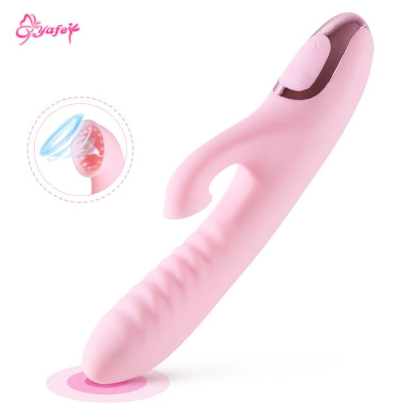 12 Скоростей Сильный Вибратор Кролик Силиконовый водонепроницаемый Стимулятор