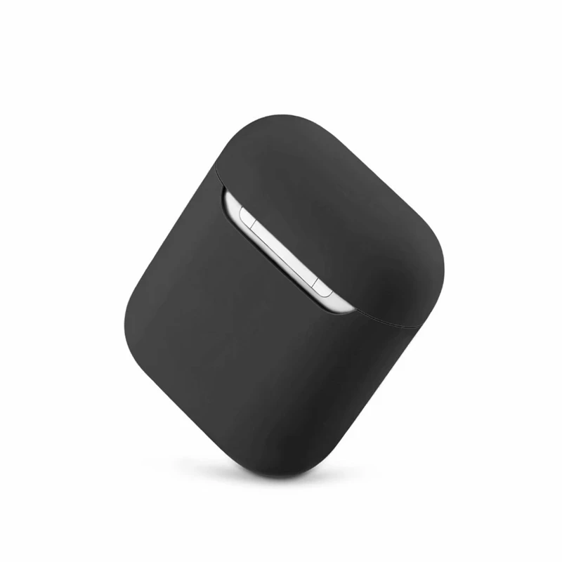 Ультратонкий ноутбук Цвет Мягкая силиконовая гарнитура чехол для AirPods 1/2 зарядка наушников с откидной крышкой