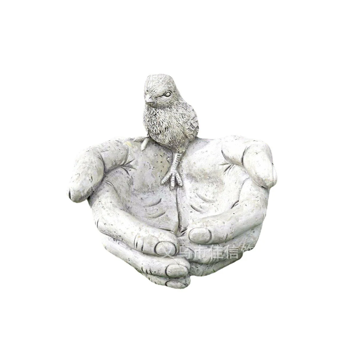 Фидер для птиц с ручкой декоративное каменное украшение ванной 19 см x 17 22 | Дом и