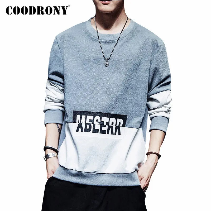 Бренд COODRONY мужские толстовки с капюшоном Осень-зима Повседневная Хип-хоп