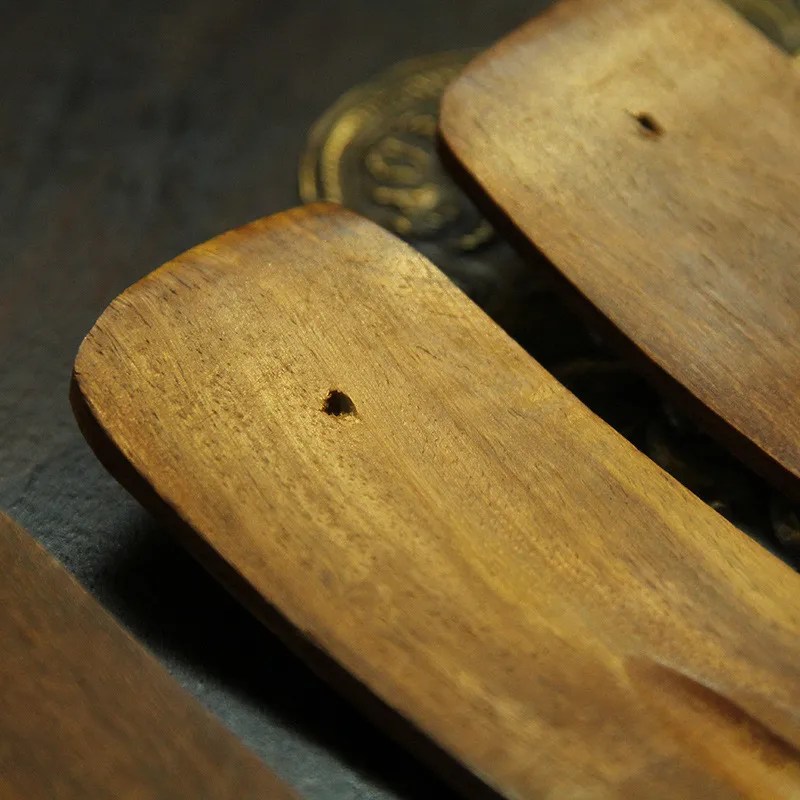 

1 Piece of Retro Incense Stick Bamboo Board Wooden Incense Burner Stand Soot Collector Indian Style Home Decoration