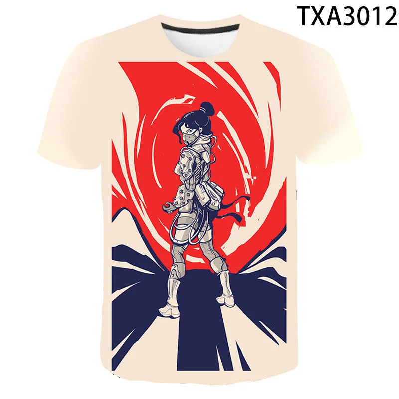 

Apex Legends Summer Streetwear Fashion T-shirt Boy Girl Kids 3D Printed Short Sleeve Casual Men Women Children Cool Tops Tee