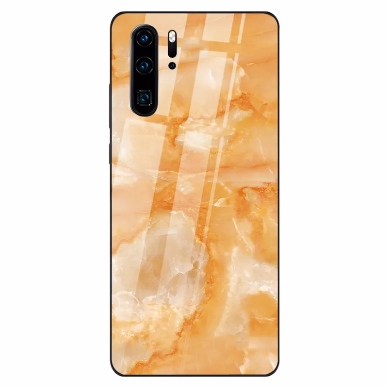 Цветной мраморный чехол для телефона huawei P30 P20 Lite Shookproof закаленное стекло чехол для mate 20 Lite Honor 9 10 Lite 8X MAX Nova 3
