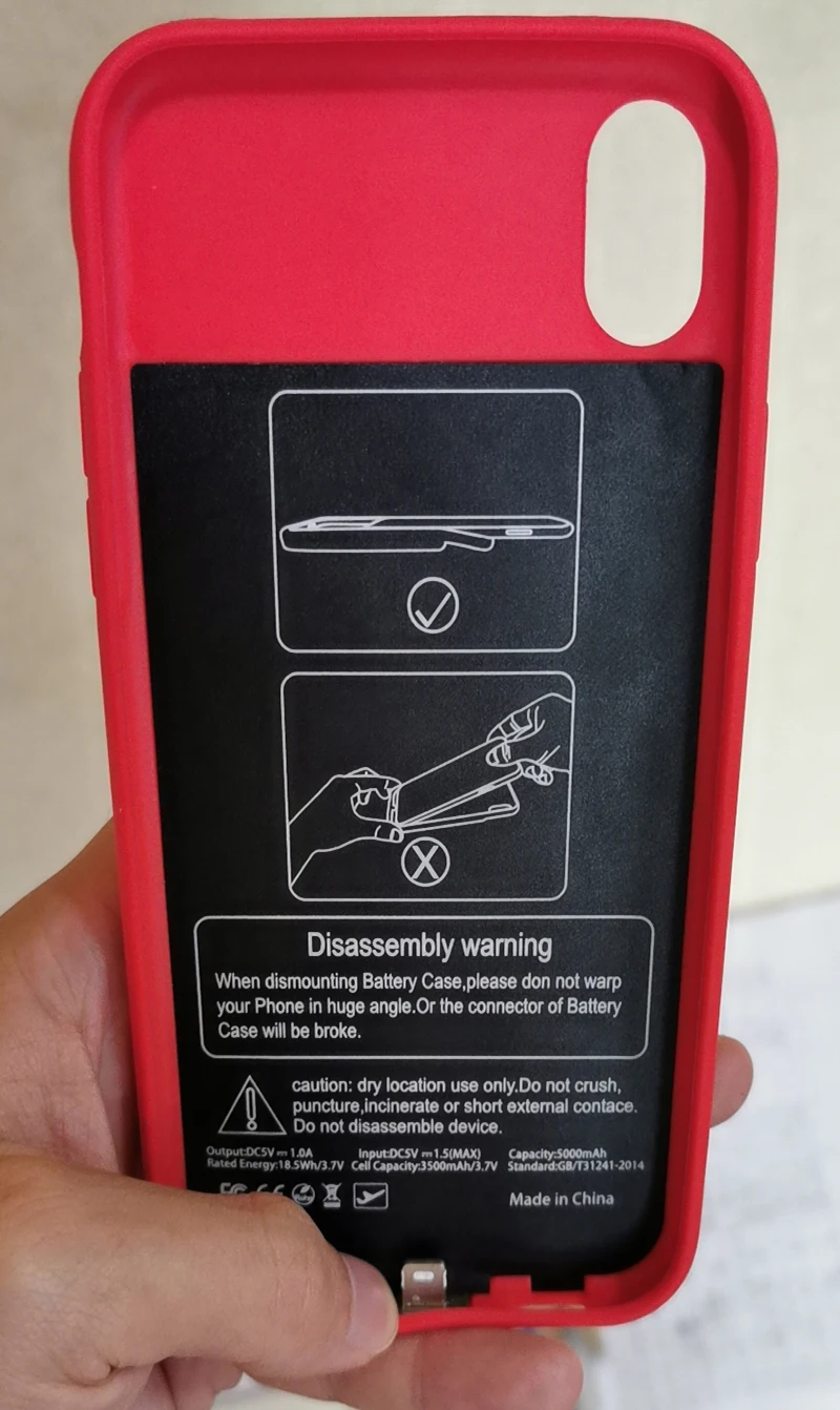 Внешнее зарядное устройство для iPhone 7, 8 Plus, 6, 6S Plus, портативное запасное зарядное устройство для iPhone 8, 7, 6, 6 S, чехол для аккумулятора