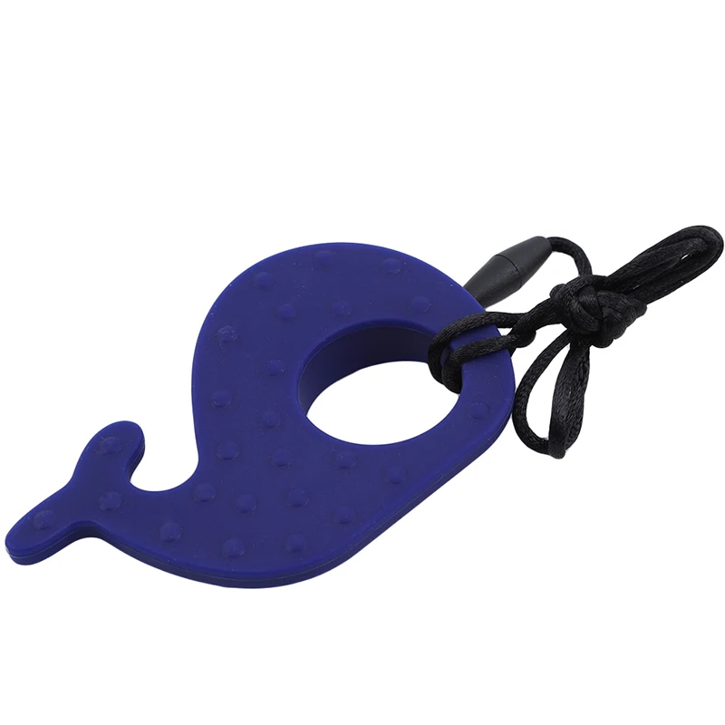 Teeth 10 PCS Baby Whale Silicone Teether Pendants BPA Food Grade Chew DIY Necklace Toys Animals | Мать и ребенок