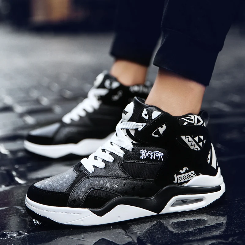 Баскетбольная обувь для мужчин оригинальные кроссовки в стиле ретро с воздушным