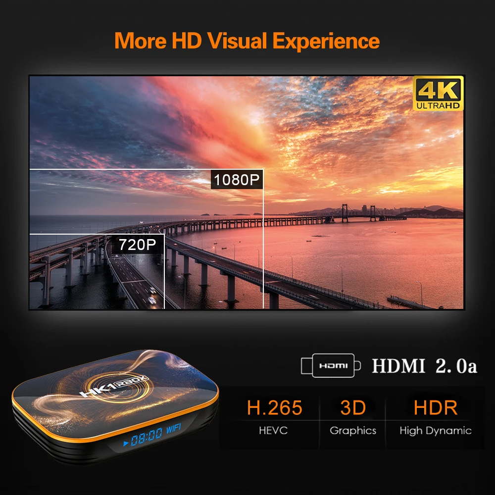 LEMFO HK1RBOX R1 Smart Tv Box Android 10 0 RK3318 4 Гб 64 128 ГБ USB 3 4K Youtube Google Netflix Set Top for Family|ТВ-приставки и