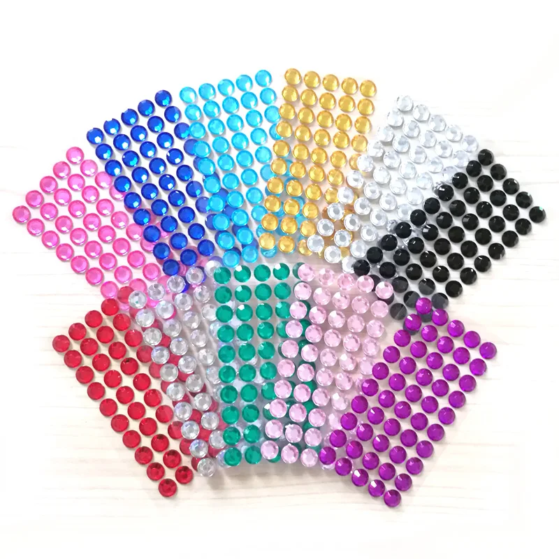 2 листа 100 шт. 10 мм|embellishments scrapbooking|embellishment stickersembellishment rhinestone |