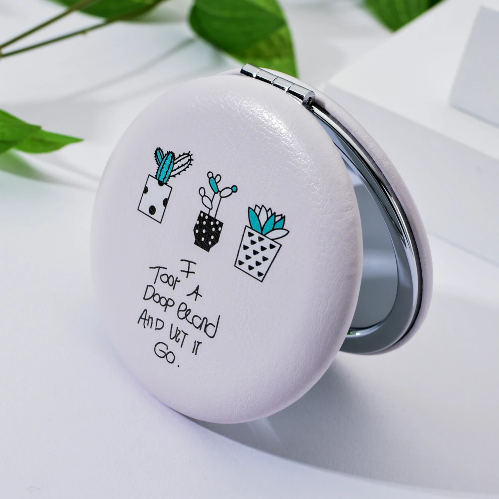 Vicney новинка 2019 портативное зеркало складное подарки свежий модный дизайн кактус